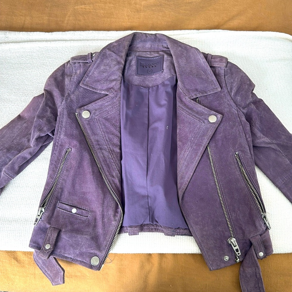 BLANKNYC Suede Moto Jacket